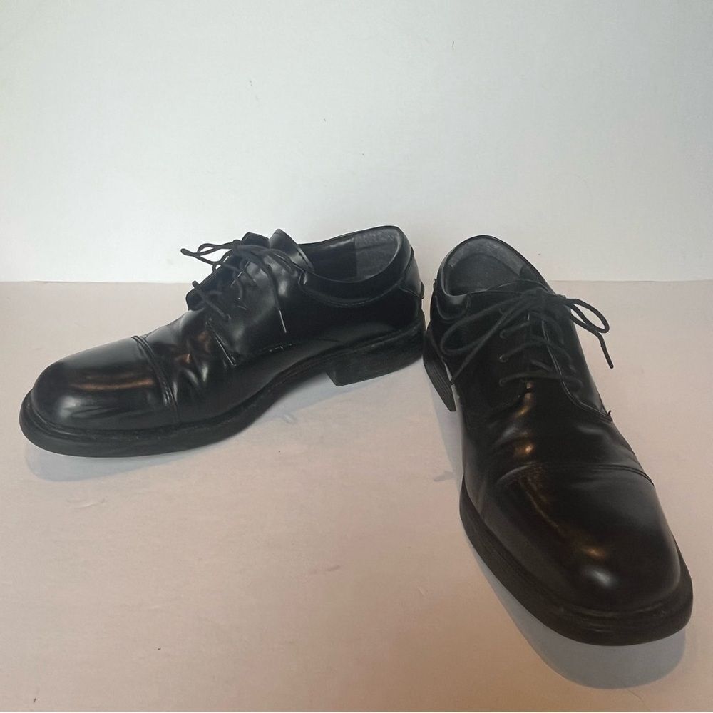 Nunn Bush Classic Black Men's Dress Shoes Lace Up Size 9M Oxfords